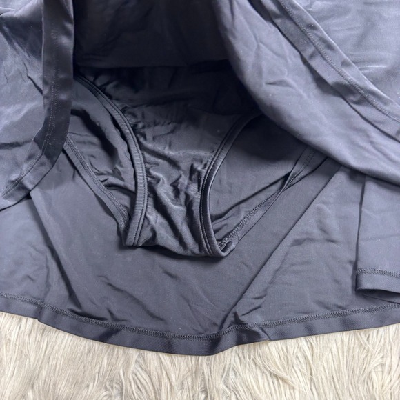 Swimsuits for All Women's 20 Tankini Swimsuit Skirted Bottom Modest Stripe Black - Picture 3 of 8